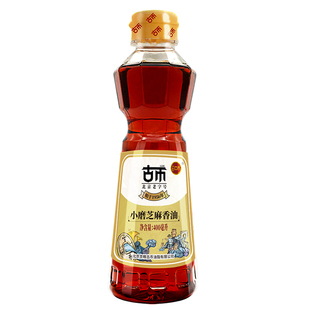 古币 小磨香油400ml 传统工艺凉拌调味油碟首农品牌北京老字号