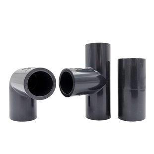 SLG立胜JIS日标化工管件CNS英标upvc英制工业级90度弯头三通直接