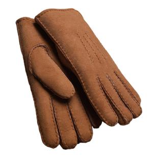 汉南洞皮毛一体手缝手套男女情侣款加绒加厚保暖防风2025新款爆款