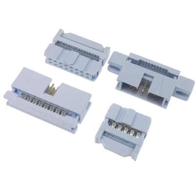 压线DC3-2.54简易牛角插座FC插头