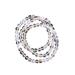 工厂处理 天然水晶锦鲤胶花水晶三圈手链 男女红黄彩手串多圈礼物