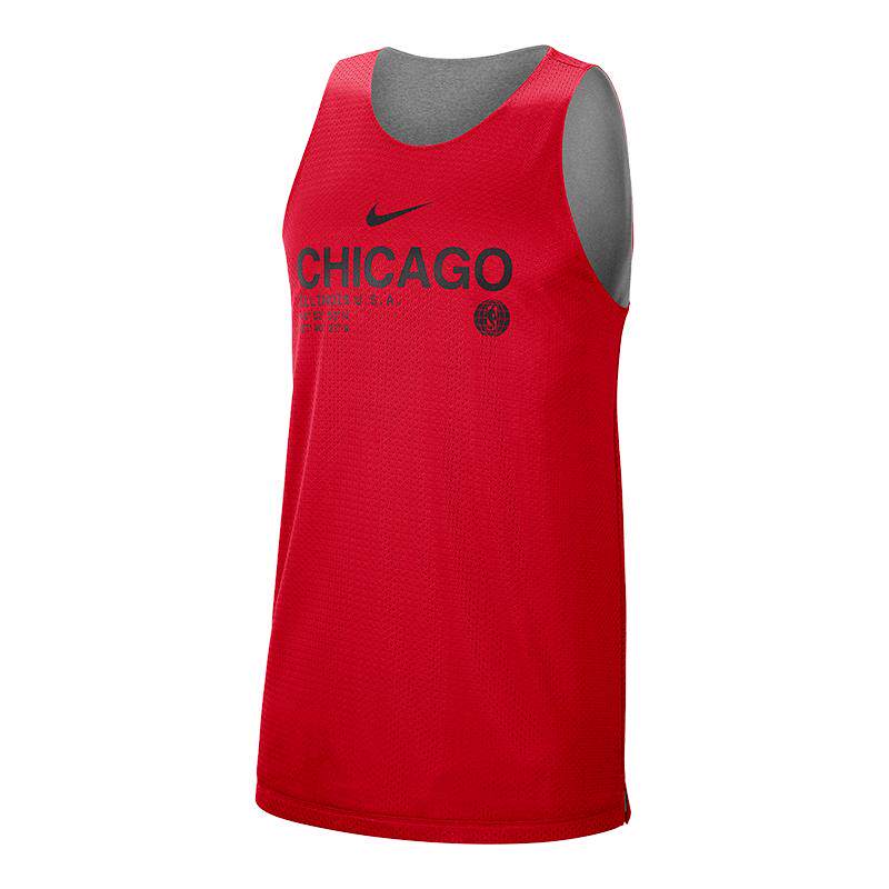 Nike/耐克正品芝加哥公牛队 STANDARD NBA 男子双面穿背心CN0705