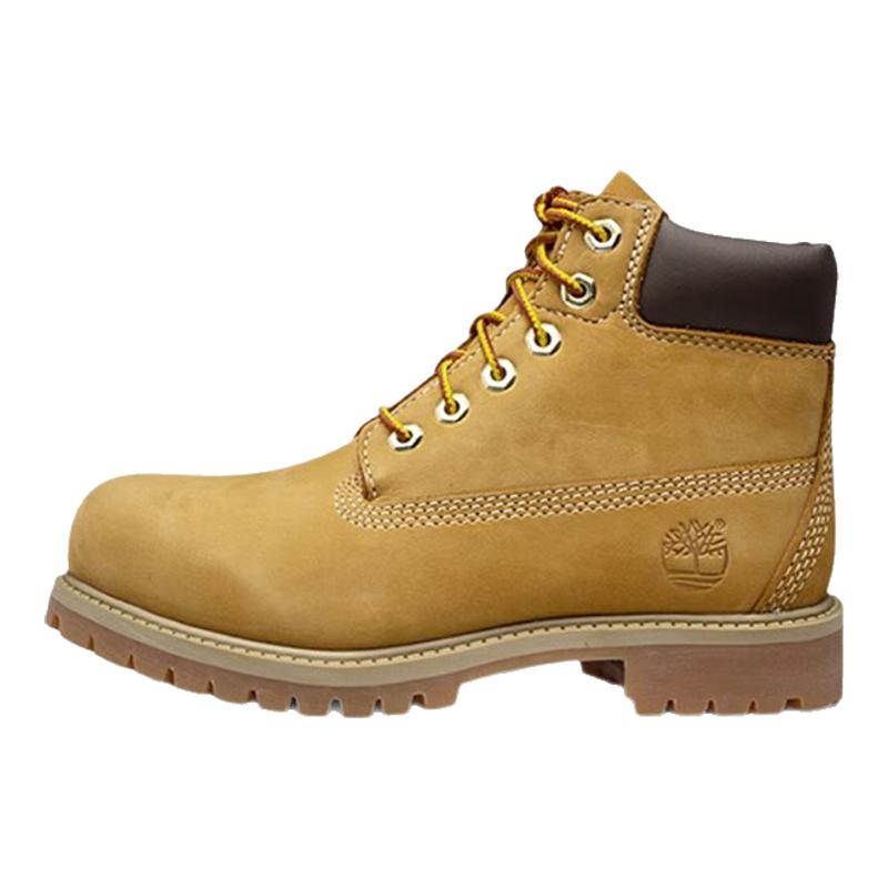 【现货】Timberland/添柏岚男童马丁靴户外女高帮防滑耐磨大黄靴