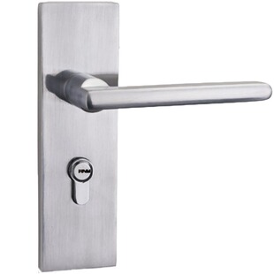 家用单舌头房门锁室内卧室实木门简约厕所卫生间门锁有钥匙通用型