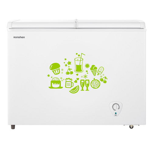 容声230升冰柜商用家用大容量冷藏保鲜冷冻双温卧式冷柜小型官方