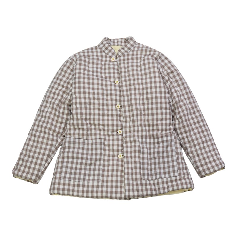 纯手工棉花半成品棉服棉袄女士冬棉袄/棉服