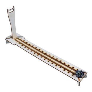 科技小制作圭表 日影长度测量二十四节气天文仪器手工DIY儿童教具