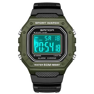 入伍军训用表手表男士户外运动复古方块男款81特种兵电子2025新款