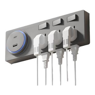 86型扩展式插座带开关墙面固定式延伸插座多功能原位替换拓展插座