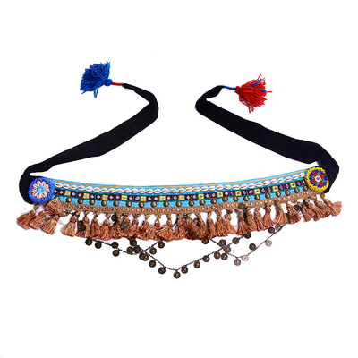 品牌部落肚皮舞腰带新款吊穗腰封