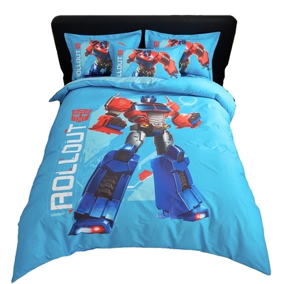 A类变形金刚擎天柱全棉三四件套