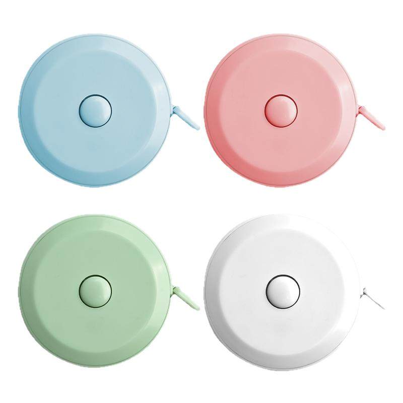 卷尺软迷你小型软尺带钥匙自动皮尺量三围尺子专用2米软尺卷围度量臀围臂围头腰围尺随身婴儿宝宝量身高D1