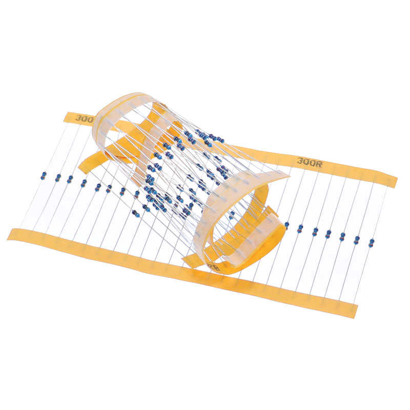 2425个97种规格 1/8W五色环电阻混装 1R-1M 1%精度 金属膜电阻包