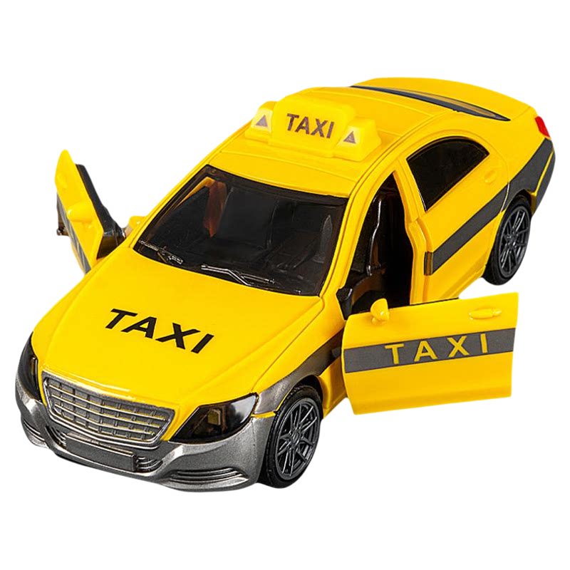 出租车仿真车模小汽车收藏模型2合金车/玩具仿真车/