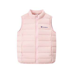 Champion男女儿童亲子轻薄蓄热羽绒马甲校服神器26冬季新款