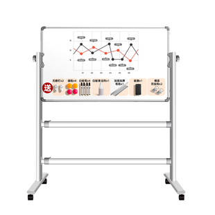 白板写字板支架式家用教学可擦磁吸小黑板挂墙式展示板可移动水笔可擦办公儿童教学立式可擦写磁性小白板立式