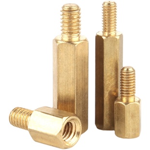 铜柱M2M3M4M5M6单头六角铜螺柱机箱主板螺丝柱隔离柱电路板接线柱