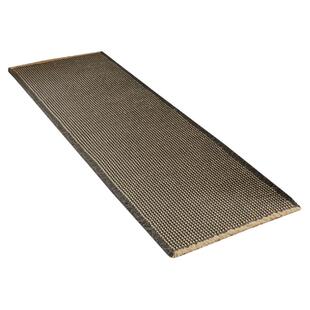 卧室地毯经典小方格奶油脚垫子房间床边编织感长方形可机洗地毯