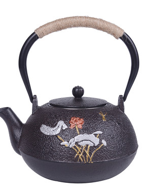 手工日式无涂层茶具电陶炉烧水壶