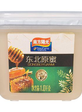 南方阳光东北椴树天然蜂蜜1000g
