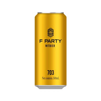 F PAPTY703比利时啤酒500ml*12罐麦汁12度精酿酒精4.8度