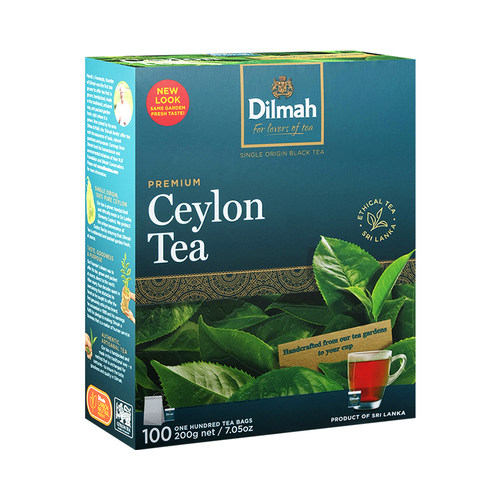 Dilmah红茶 迪尔玛红茶包50袋 优选锡兰红茶茶包 斯里兰卡红茶