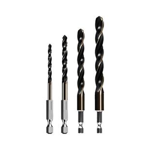 六角柄麻花钻头手枪钻风批组套高速钢起子不锈钢金属铁板打孔螺丝