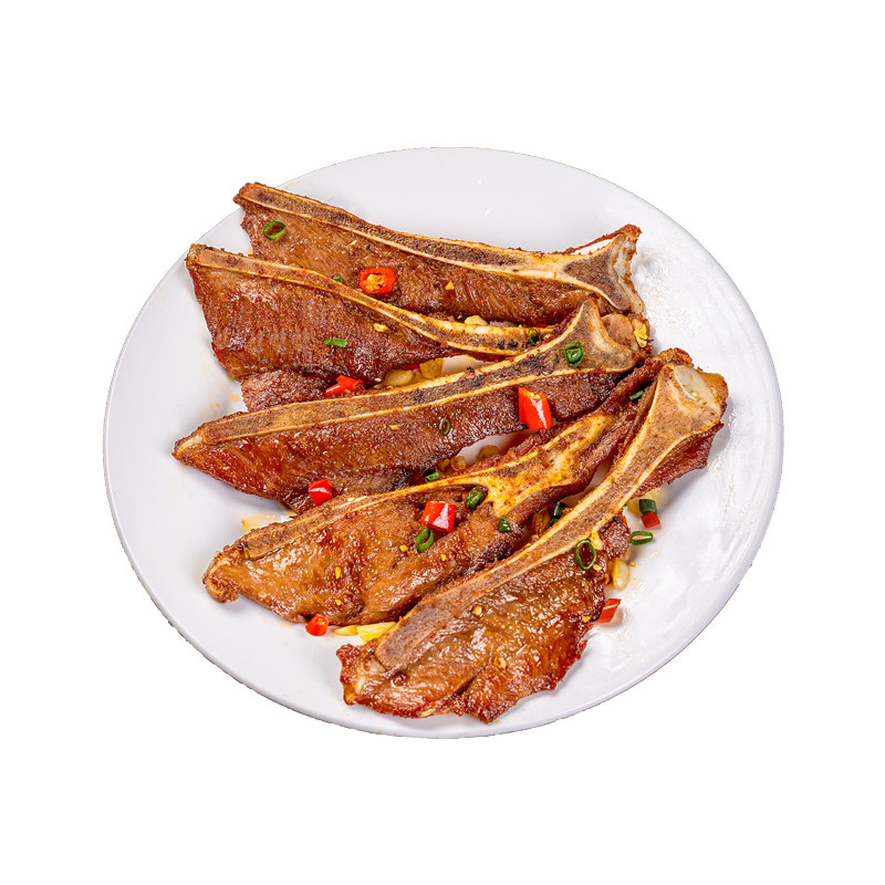 手抓扇子骨猪扇骨商用预制菜