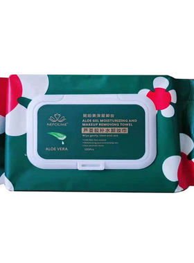 芦荟卸妆湿巾温和脸部加大100片
