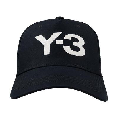Y-3经典字母logo刺绣棒球帽男女