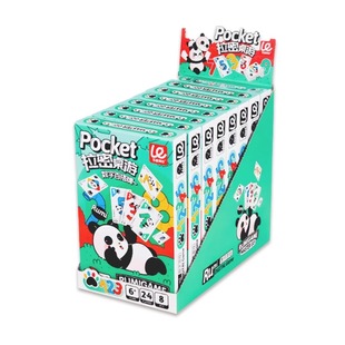 乐哉其中pocket拉密牌扑克牌纸牌便携以色列麻将数字牌桌游玩具