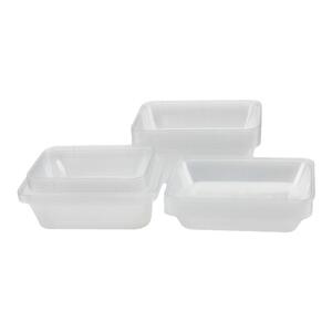 长方形1000ML一次性餐盒外卖打包饭盒食品级塑料透明加厚带盖餐具