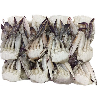 梭子蟹块新鲜现切冷冻商用火锅食材冻蟹肉海螃蟹醉蟹飞蟹水产海鲜