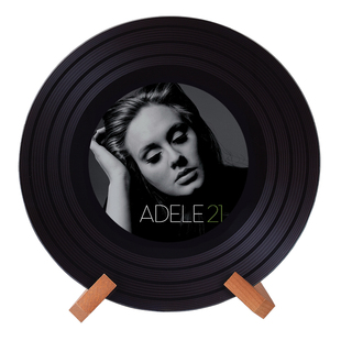 阿黛尔Adele可定制黑胶唱片摆件杂志架软装摆件创意生日礼物