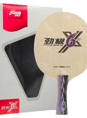 DHS/红双喜劲极6X专业乒乓球拍