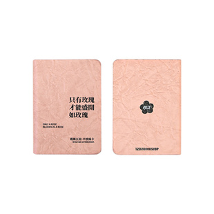 1200 笔记本本子小号a7小本子空白高颜值女可爱诗句12首软皮本子
