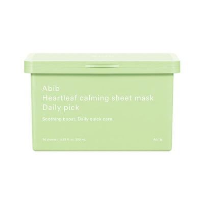 Abib阿彼芙鱼腥草舒缓镇静每日面膜补水韩国修复肌肤屏障敏感肌