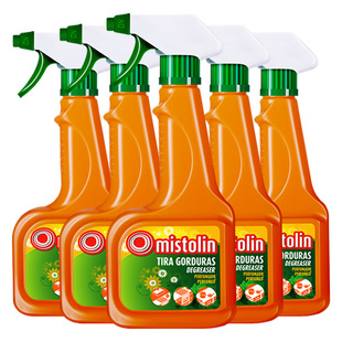 -5瓶mistolin油烟机清洗剂米斯特林去油污厨房神器油污清洁剂