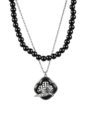 Cercoo/奢蔻国风双层竹子锁骨链