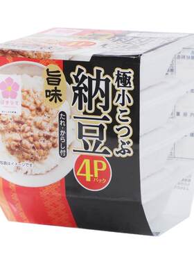 日本原装进口即食纳豆6组共24盒