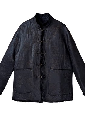 林典50姆米桑蚕丝中老年棉服