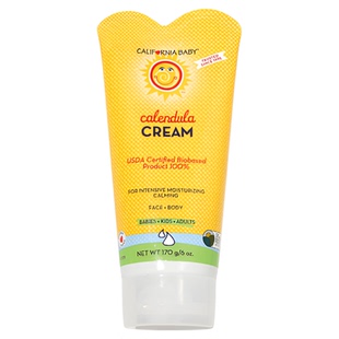 【自营】加州宝宝金盏花面霜新生婴儿秋冬儿童滋润补水保湿霜170g