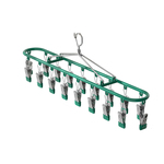 阳台晾袜子衣架神器不锈钢多功能凉衣夹子袜夹挂袜架晒内衣内裤架