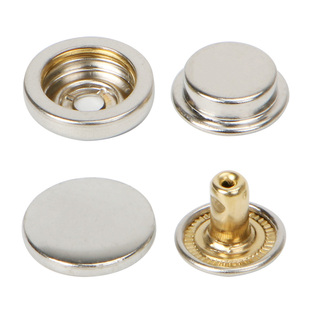 金属铜四合扣皮衣暗扣diy羽绒服按扣宝宝扣子圆形子母扣隐形纽扣