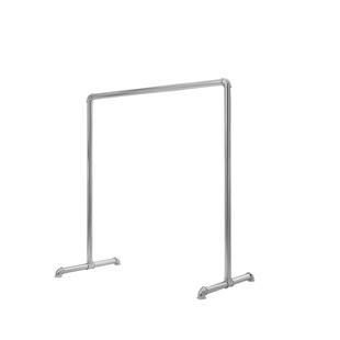 钢管晾衣架落地户外加厚家用阳台卧室挂衣服简易单杠式晒被晾衣杆