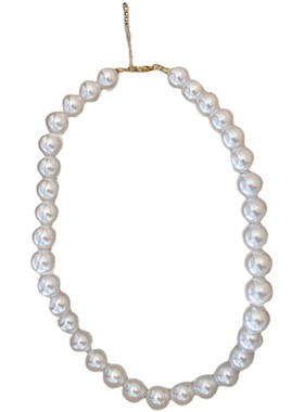 王灿韩国大珍珠项链百搭项饰