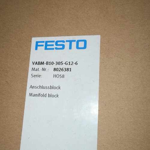 【议价-可维修】 FESTO VM-B10-30S-G12-6 8026381 /均有货