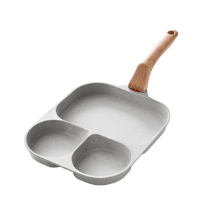 爱仕达早餐锅煎锅三合一煎蛋锅鸡蛋汉堡锅不粘平底锅家用煎蛋神器