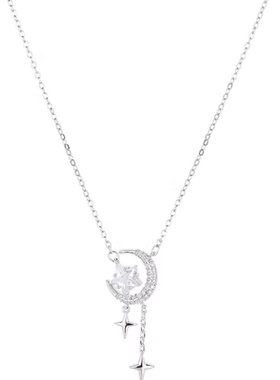 星河晚宴S925纯银锁骨链礼物