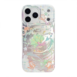 好运柚子叶imd双层原创苹果17promax手机壳简约高级磨砂透明适用iPhone16新款15小众全包防摔情侣保护套甜美